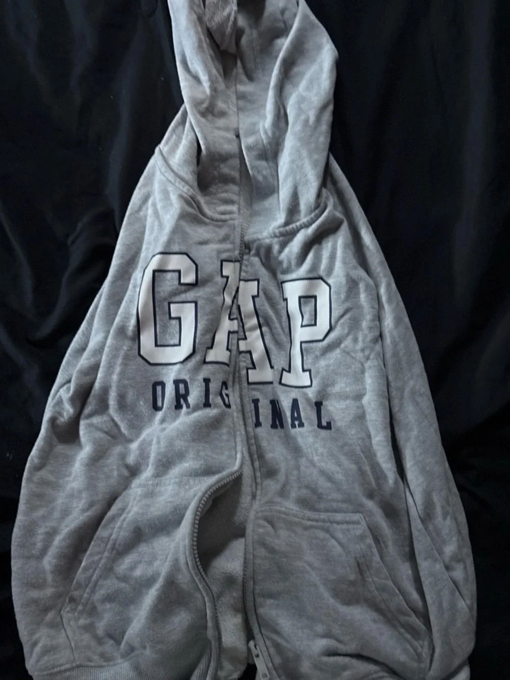 GAP Kids Light Gray Pullover with Logo Tag